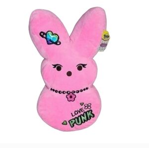 Emo Peeps love punk pink easter bunny plush
